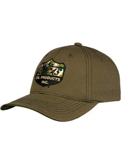 Lucas Oil Military Camo Hat in Camo Green - 3/4 Left View