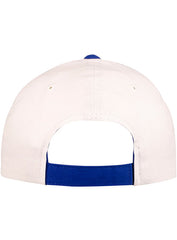 Lucas Oil Brushed Cotton Hat (Blue) in White - Back View