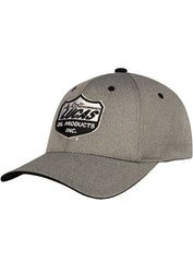 Lucas Oil Heather Poly Hat in Gray - 3/4 Left View