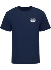 Lucas Oil Eagle T-Shirt in Navy Blue - Front View